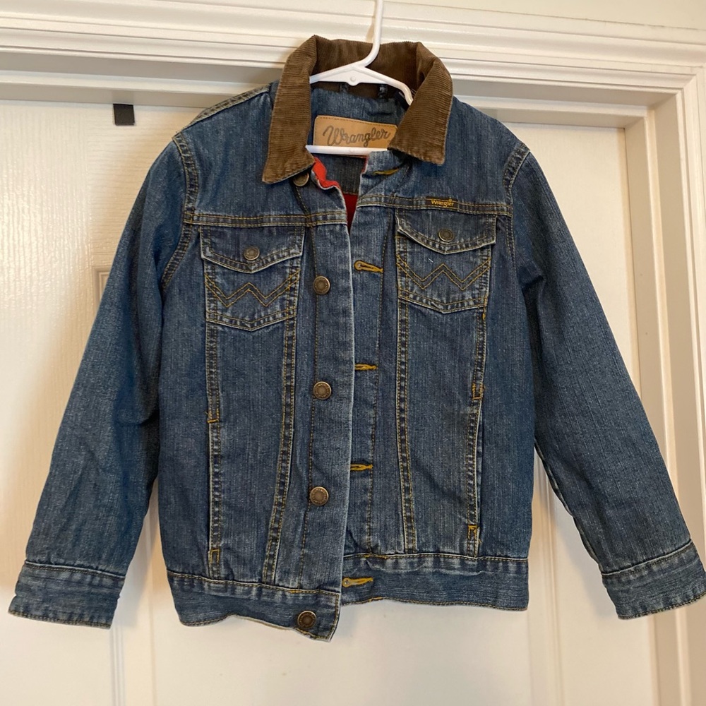 Wrangler Kids Denim Jacket - Blue and Brown